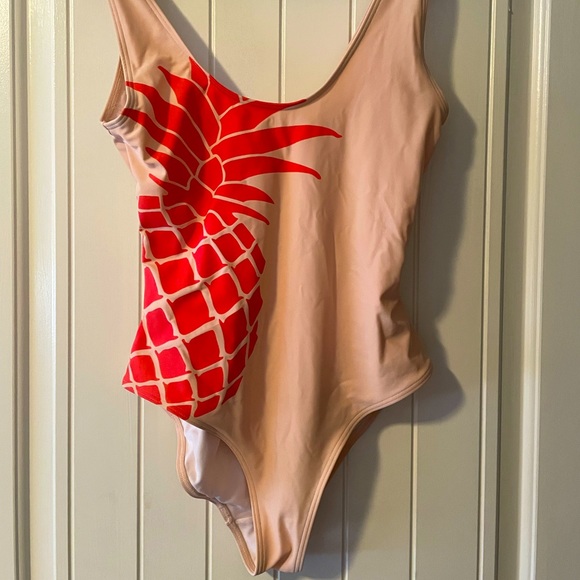 NEW Noisy May Tan Lines Blush Pineapple Print Swimsuit - Picture 3 of 4
